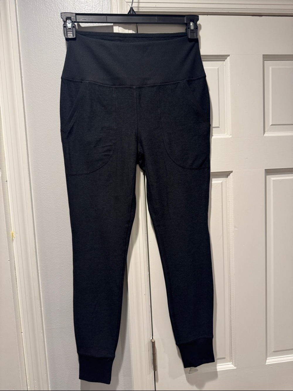 90 Degree By Reflex Black High-Waist Jogger Leggings